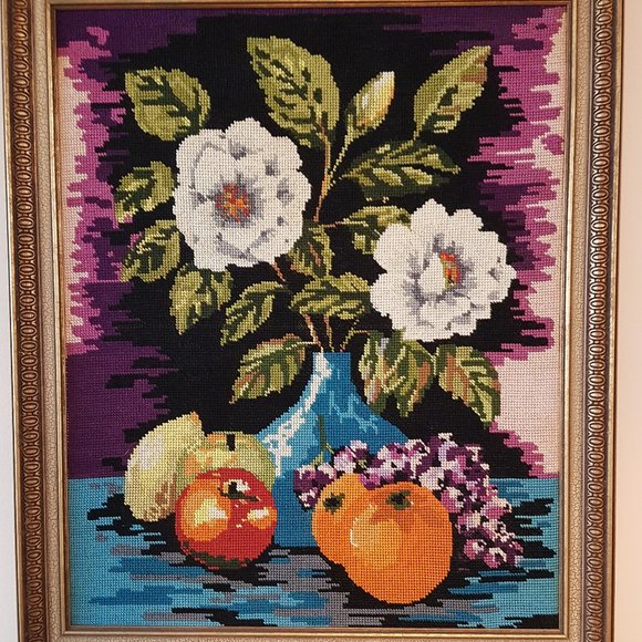 Crochet Framed Wall Art - Picture 1 of 1